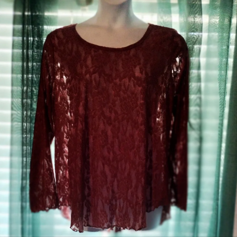 Women's Sheer Top - Picture 1 of 4